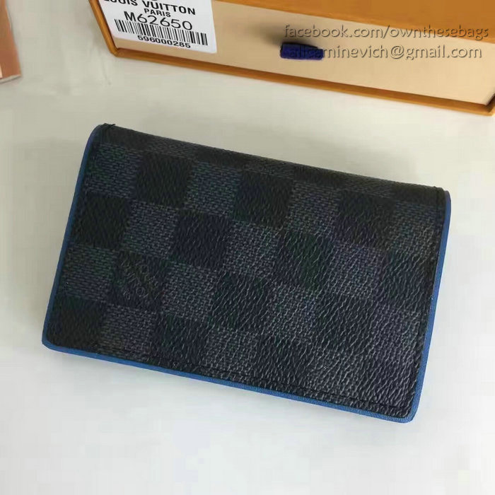 Louis Vuitton Damier Graphite Canvas Pocket Organiser N63166