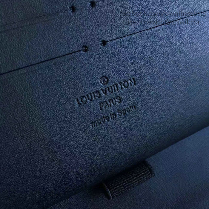 Louis Vuitton Damier Infini Leather Zippy Organiser Onyx N60002