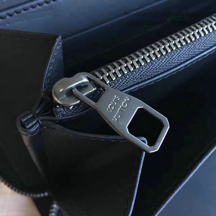 Louis Vuitton Damier Infini Leather Zippy Organiser Onyx N60002