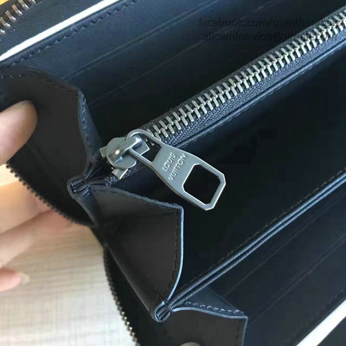 Louis Vuitton Damier Infini Leather Zippy Wallet Onyx N60017