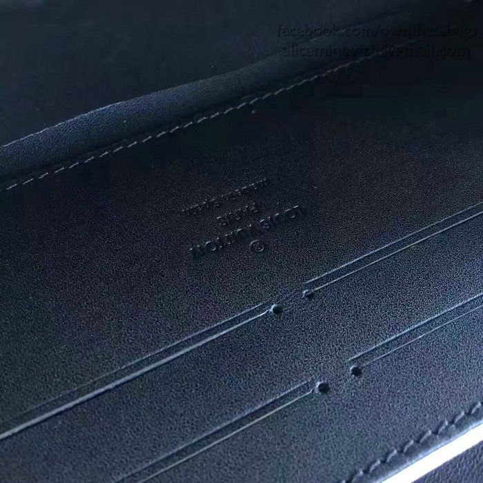 Louis Vuitton Damier Infini Leather Zippy Wallet Onyx N60017