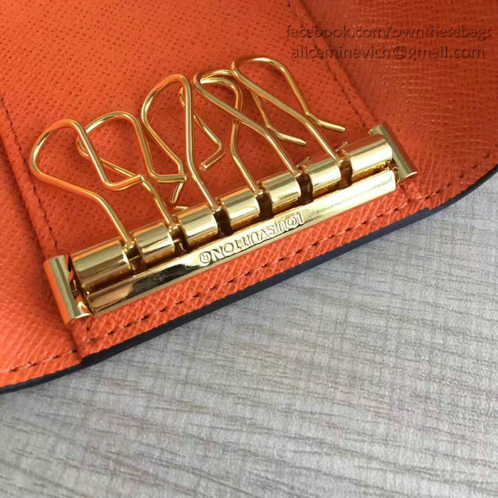 Louis Vuitton Monogram Canvas 6 Key Holder Orange M60701