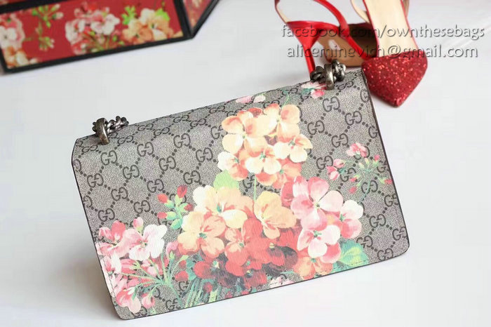 Gucci Dionysus GG Blooms Print Shoulder Bag Beige 400249