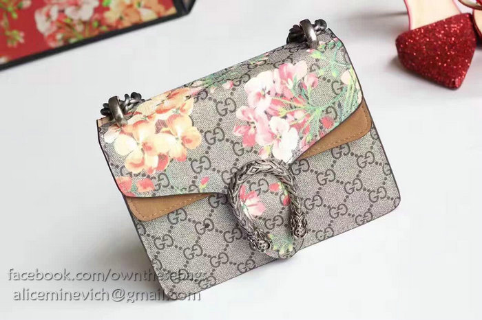 Gucci Dionysus GG Blooms Mini Bag Beige 421970