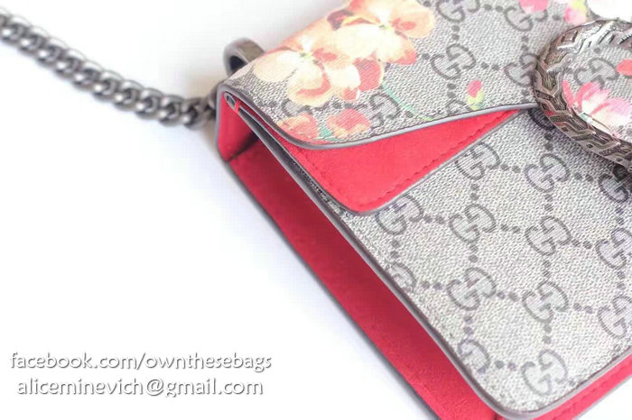 Gucci Dionysus GG Blooms Mini Bag Red 421970
