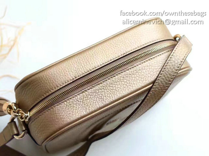 Gucci Soho Leather Disco Bag Gold 308364