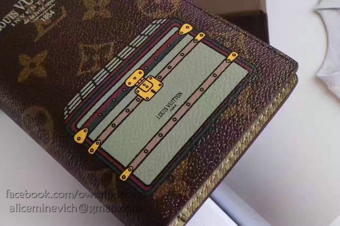Louis Vuitton Monogram Canvas Passport Cover Beige M63189