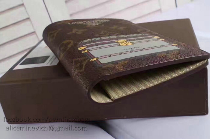 Louis Vuitton Monogram Canvas Passport Cover Beige M63189