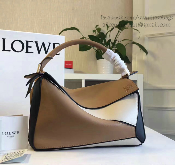 Loewe Original Calf Leather Puzzle Bag Ash 290310