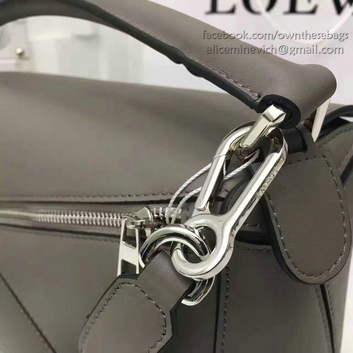 Loewe Original Calf Leather Puzzle Bag Grey 290310
