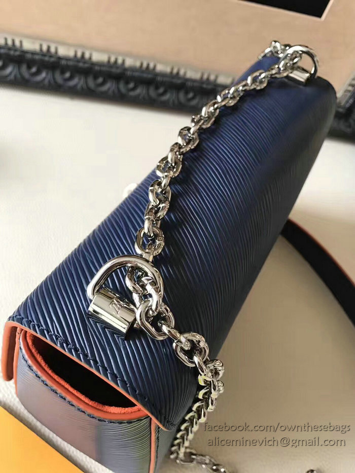 Louis Vuitton Epi Leather Twist MM Indigo M54559
