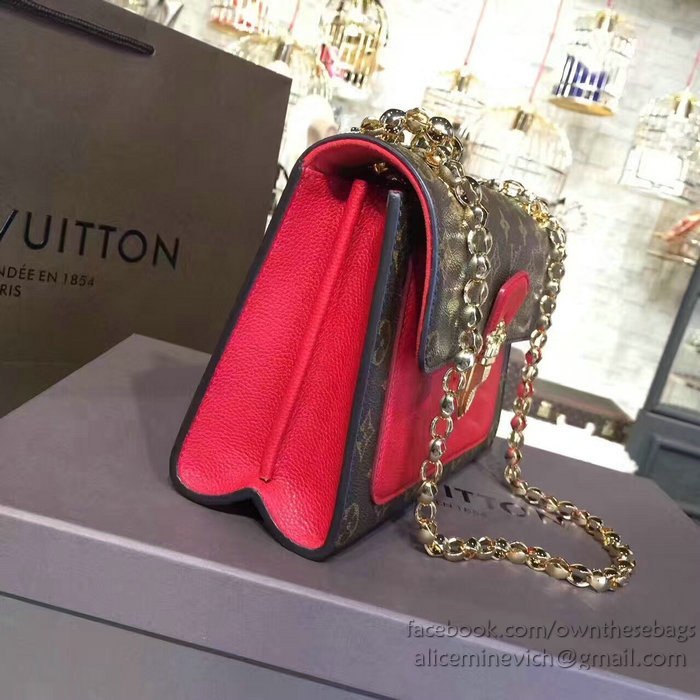 Louis Vuitton Monogram Canvas Victoire Bag Red M41731