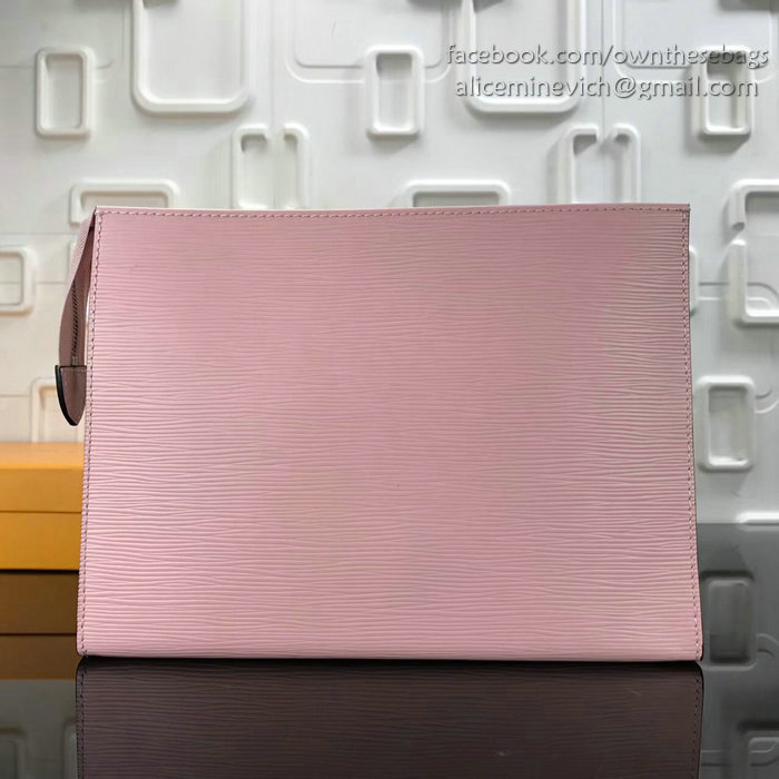 Louis Vuitton Epi Leather Toiletry Pouch 19 Pink M41058