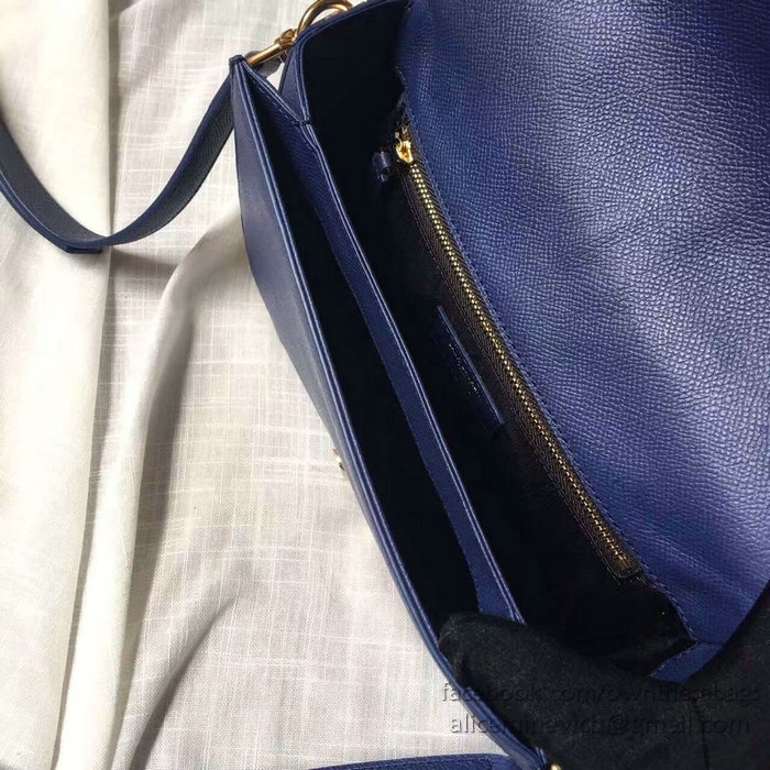 Classic Medium Saint Laurent Universite Bag Blue 416652