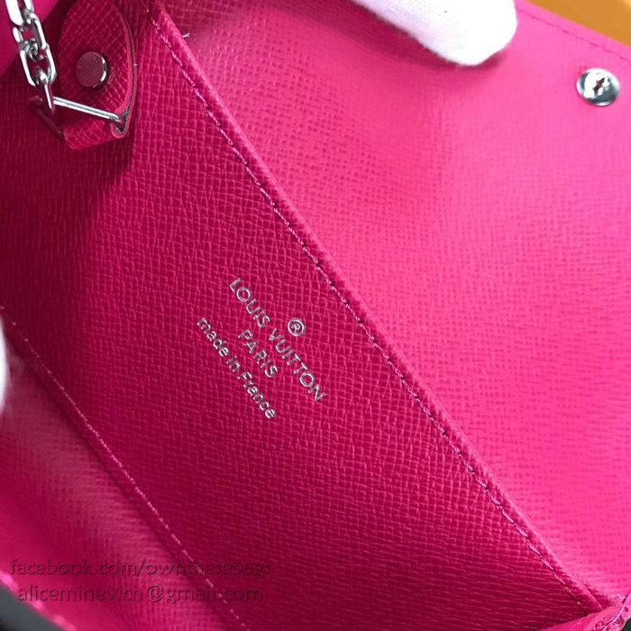 Louis Vuitton Epi Leather Key Pouch Fuchsia M56246