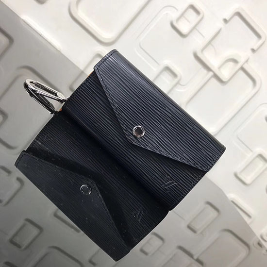 Louis Vuitton Epi Leather Key Pouch Noir M56246