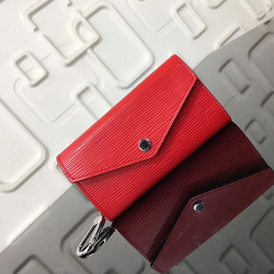 Louis Vuitton Epi Leather Key Pouch Red M56246