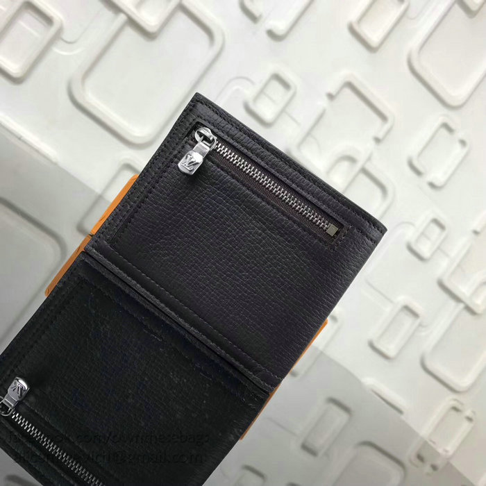 Louis Vuitton Utah Calfskin Compact Wallet Marron M64136