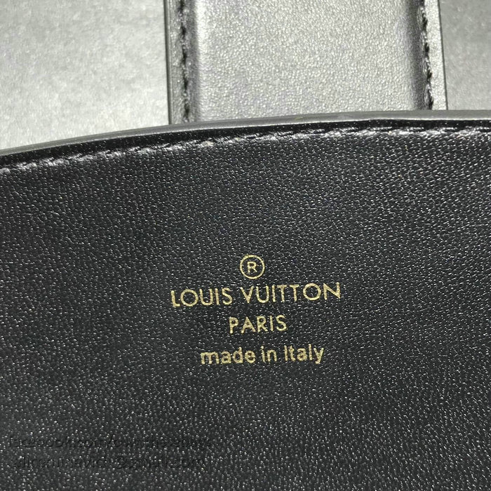 Louis Vuitton Calfskin Cour Marly MM Black M51651
