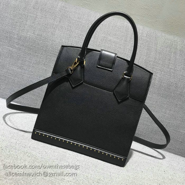 Louis Vuitton Calfskin Cour Marly PM Black M51654