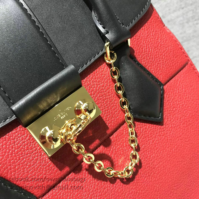 Louis Vuitton Calfskin Cour Marly PM Red M51654