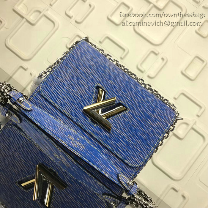 Louis Vuitton Epi Leather Twist MM Blue M50272