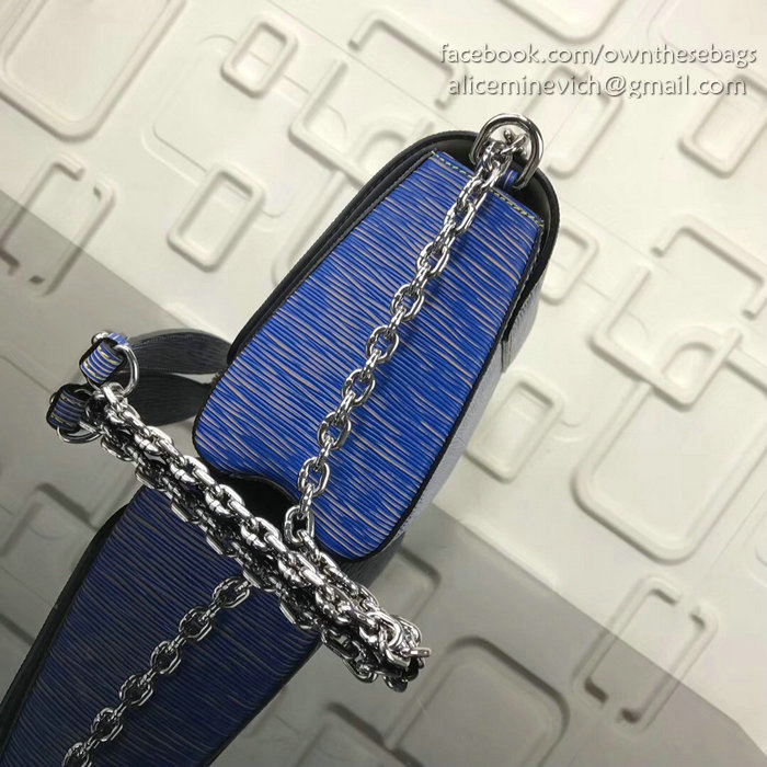 Louis Vuitton Epi Leather Twist MM Blue M50272