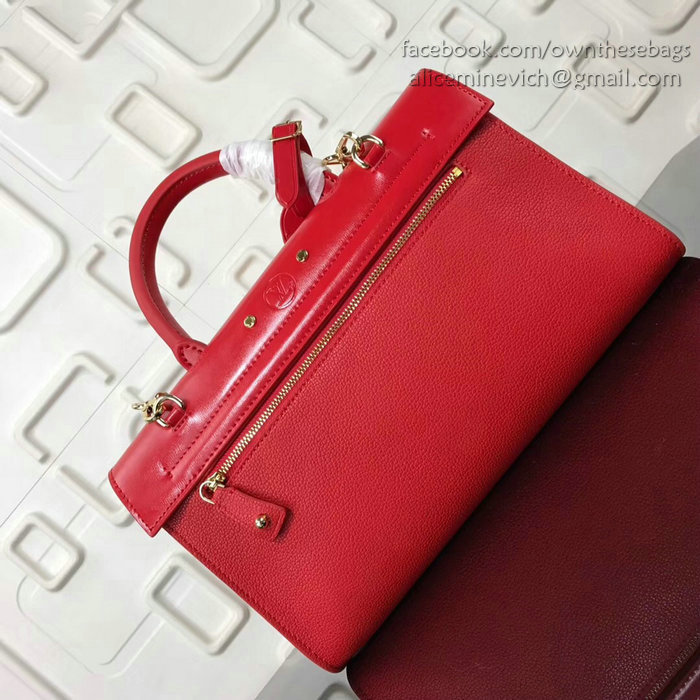 Louis Vuitton Pochette City Steamer Red M54925