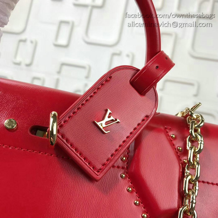 Louis Vuitton Pochette City Steamer Red M54925