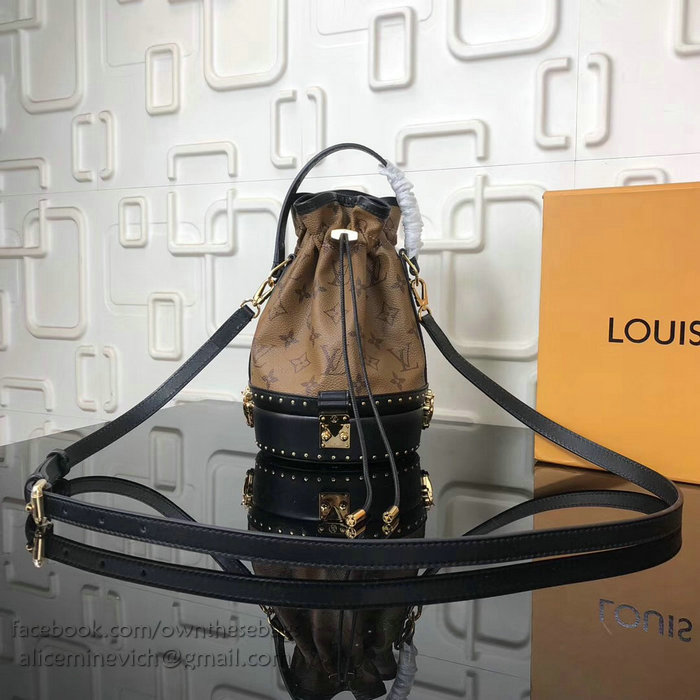 Louis Vuitton Monogram Reversed Petit Noe Trunk M43509