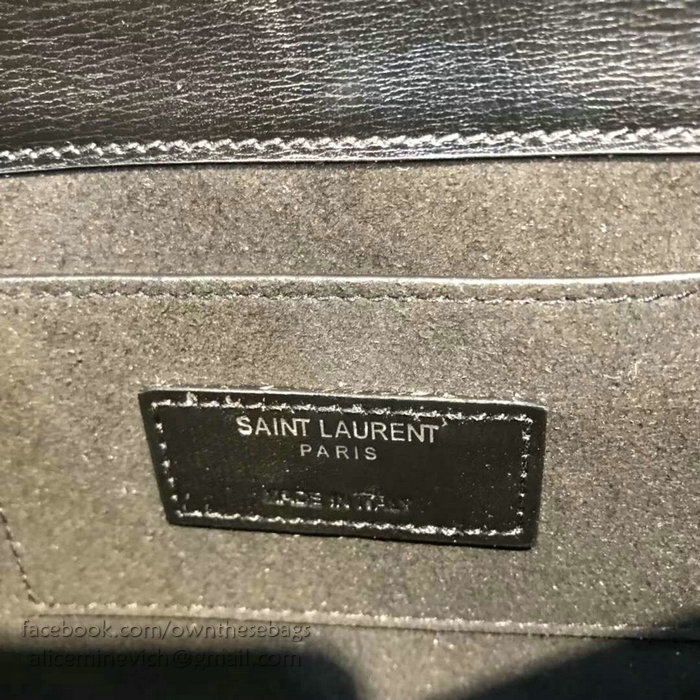 Saint Laurent Medium Sunset Monogram Bag Black 442906