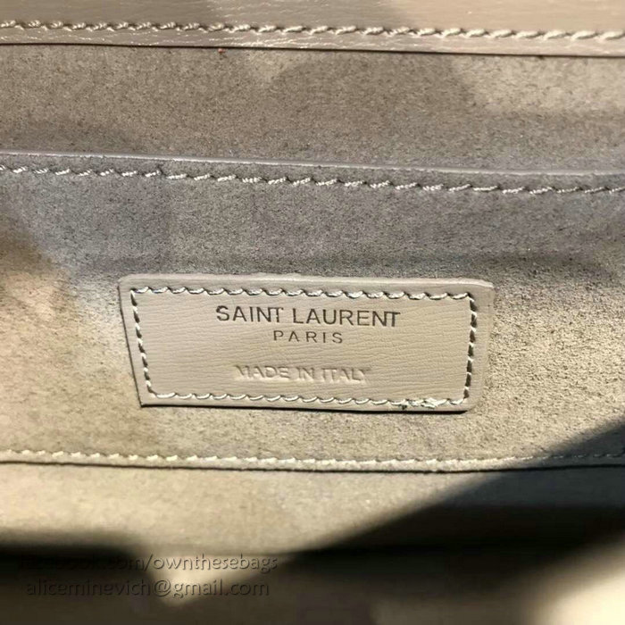 Saint Laurent Medium Sunset Monogram Bag Grey 442906