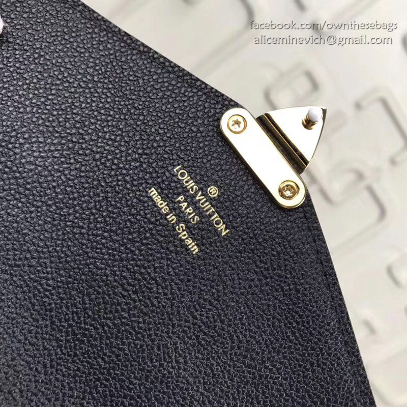 Louis Vuitton Monogram Empreinte Metis Wallet Noir M62459