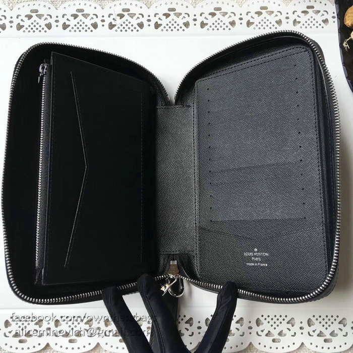Louis Vuitton Epi Leather Clutch Bag Noir N64000