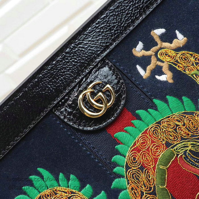 Gucci Ophidia Embroidered Medium Shoulder Bag 503876