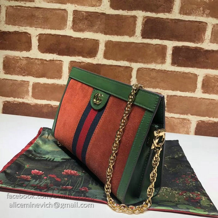 Gucci Ophidia Small Shoulder Bag Orange 503877