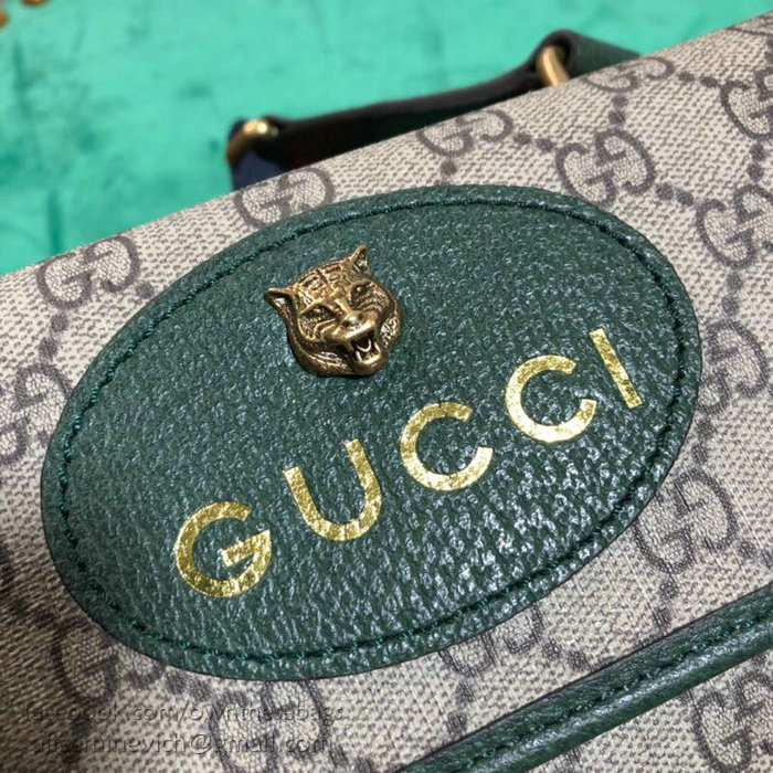 Gucci GG Supreme Messenger Bag Green 501050