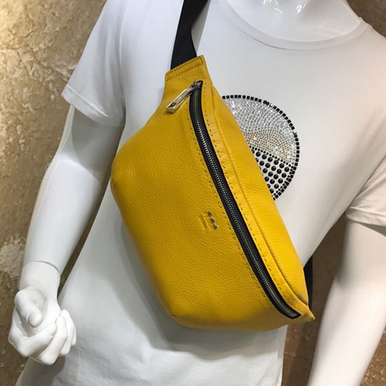 Fendi Calfskin Belt Bag Yellow F823581