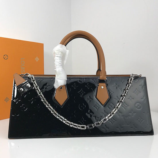 Louis Vuitton Monogram Vernis SAC Tricot Noir M44371