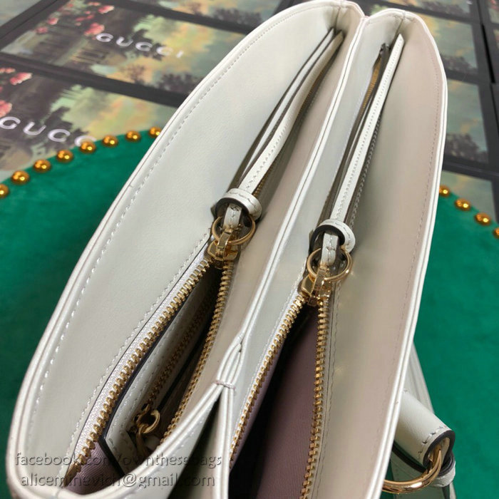 Gucci Arli Large Top Handle Bag White 550130