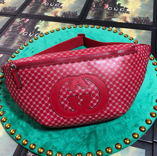 Gucci Gucci-Dapper Dan Belt Bag Red 536416