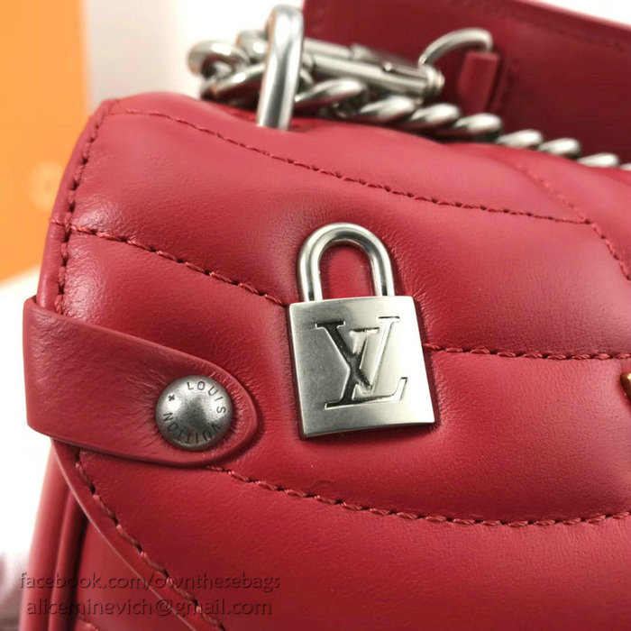 Louis Vuitton New Wave Chain Bag MM Red M52913