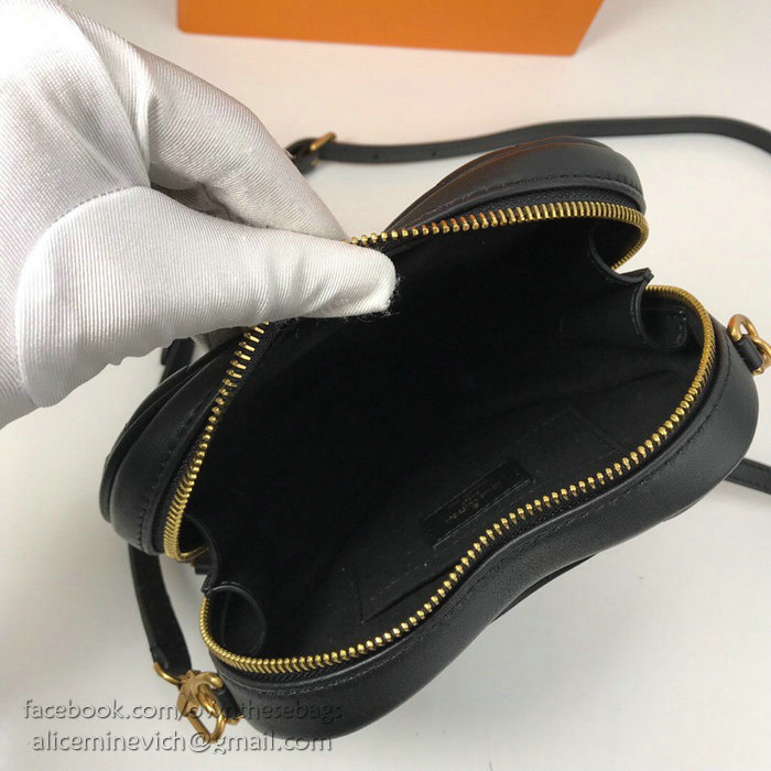 Louis Vuitton Smooth Calfskin Heart Bag New Wave Noir M52794