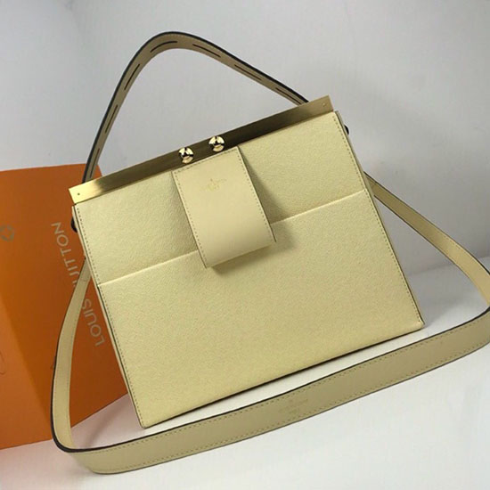 Louis Vuitton Taiga Leather City Frame Beige M52240