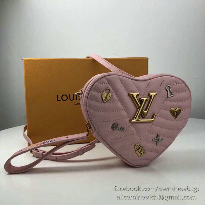 Louis Vuitton Heart Bag New Wave Pink M53205