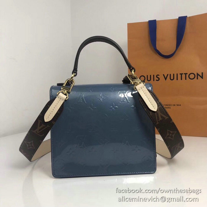 Louis Vuitton Monogram Vernis Spring Street Blue M90376