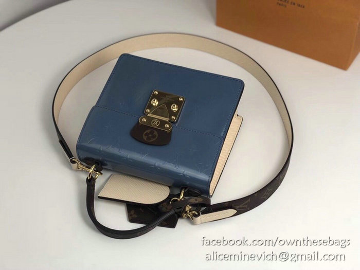 Louis Vuitton Monogram Vernis Spring Street Blue M90376