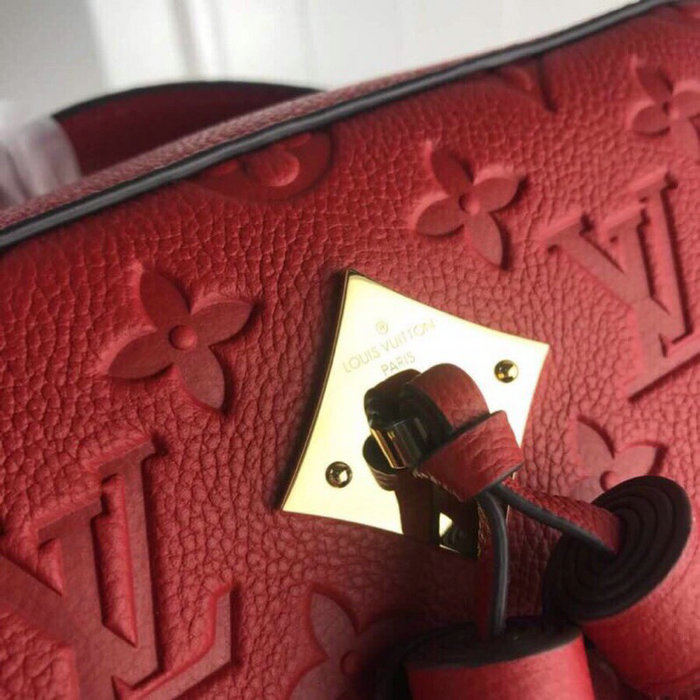 Louis Vuitton Monogram Empreinte Saintonge Red M44597