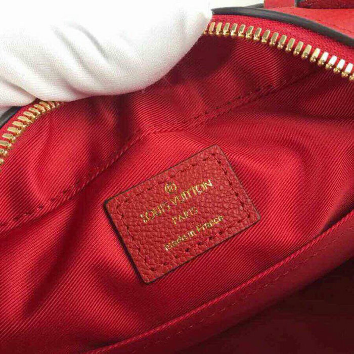 Louis Vuitton Monogram Empreinte Saintonge Red M44597
