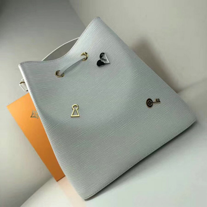 Louis Vuitton Epi Leather Neonoe White M53238